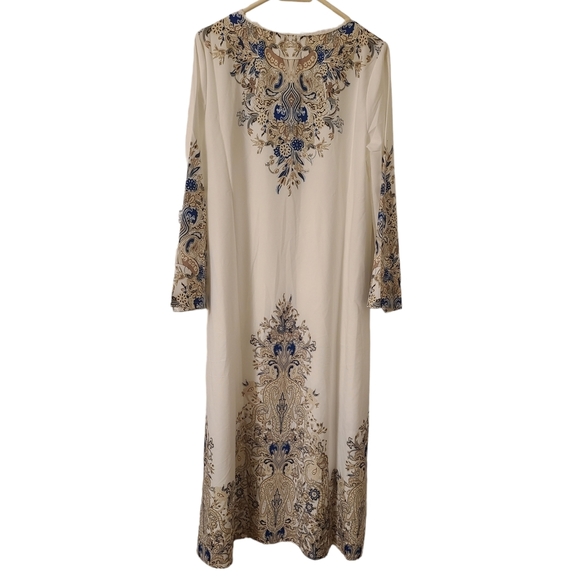 Long-sleeved midi dress, L - Picture 2 of 6